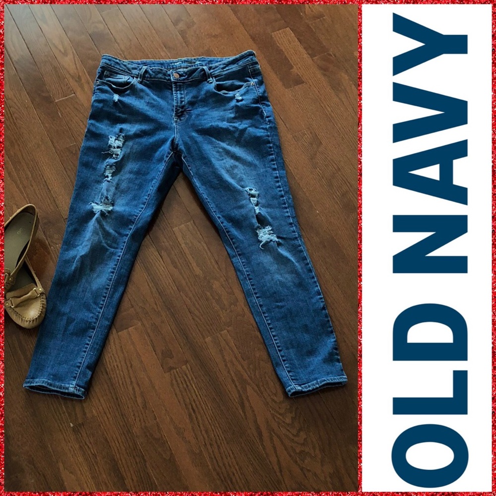OLD NAVY MID-RISE ROCKSTAR SKINNY DENIM JEANS